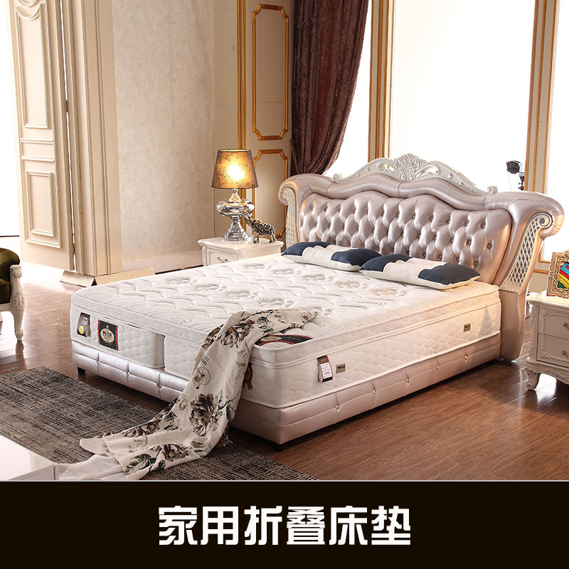 佛山家用折叠床垫乳胶海绵折叠软体床垫席梦思厂家定制直销
