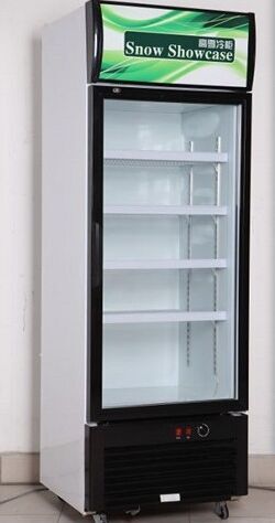 高雪冷柜立式单门冰箱LC-350F