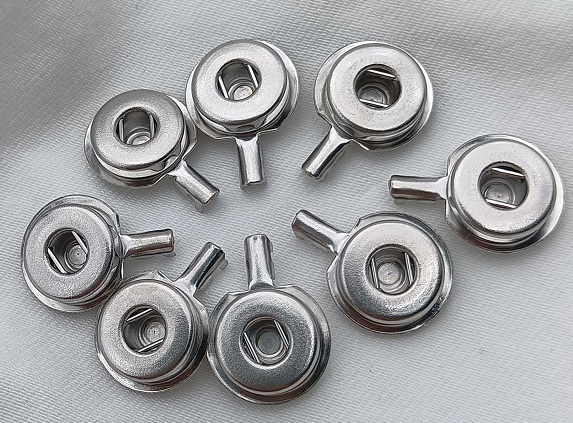 铁镀镍材质带端子电子扣3.5mm电**扣