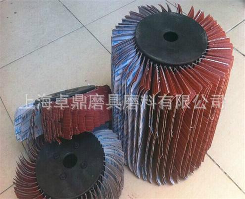 上海上海上海生产销售各种砂布丝轮可更换砂布页片整体无隙连接砂布丝轮厂