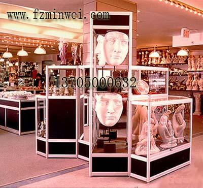福州精品玻璃工艺品化妆品展示柜