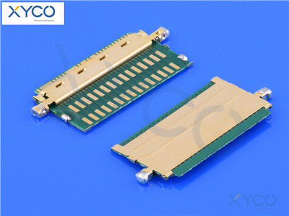 XYCO 厂家直销焊接式连接器20454屏线专用焊接式连接器 现货包邮