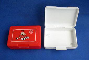 供应卡通饭盒椭圆形儿童饭盒保鲜盒饭盒塑胶饭盒