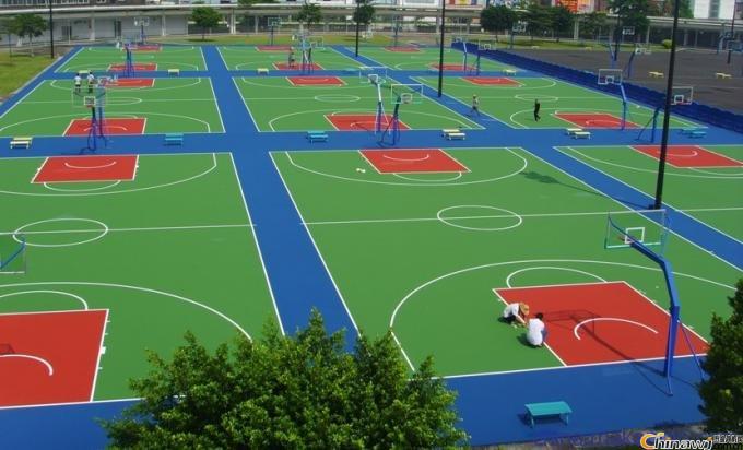 塑胶篮球场供应商 塑胶篮球场地坪施工 塑胶篮球场造价 塑胶篮球场厂家
