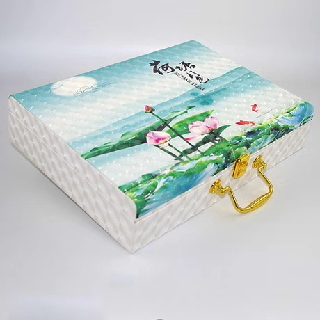 国画礼品盒 厂家专业定制礼品盒 精美内托包装皮盒供应