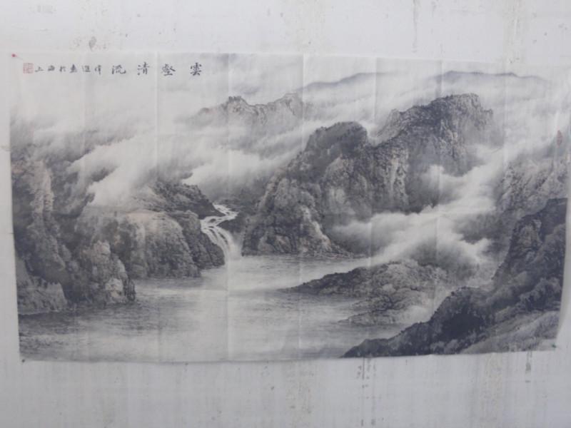 供应上海山水画定制，上海哪里可以买山水画，上海定购国画山水画