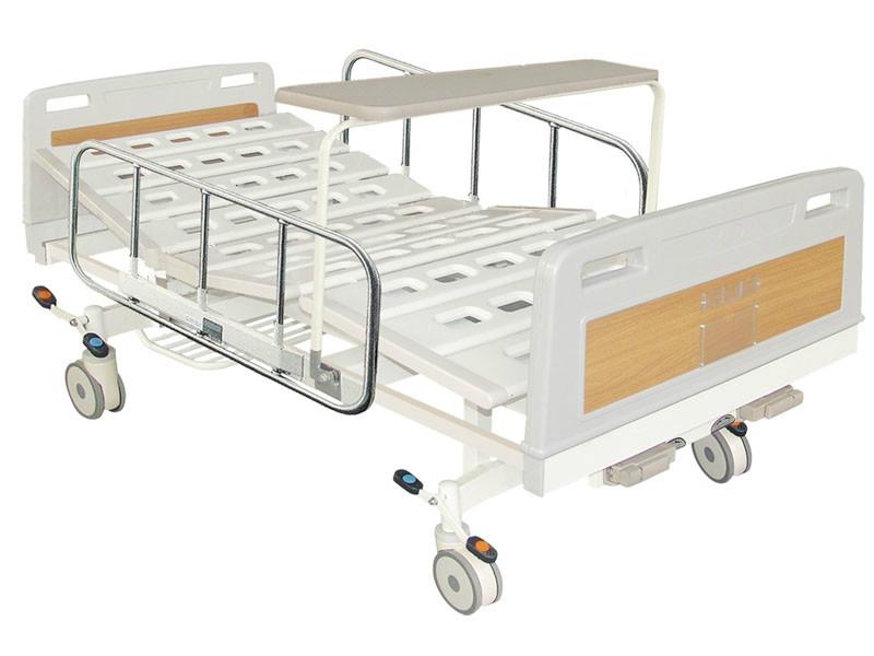 供应RS105-C不锈钢护栏双摇护理病床 双功能护理床 病床
