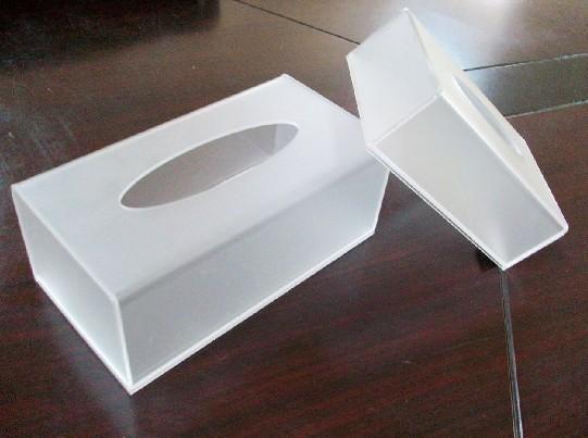 供应纸巾盒、有机玻璃纸巾盒、亚克力纸巾盒订做
