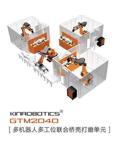 大连誉洋GTM2040桥壳铸件打磨机器人