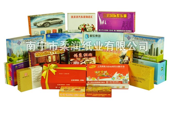 广西广西个性面巾纸盒|贺州面巾纸|柔润纸业