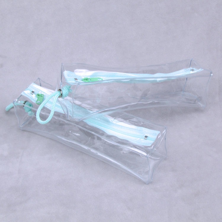 广东广东折叠雨伞包装袋PVC胶袋 立体电压袋 彩色pvc洗漱包 透明拉链PVC袋