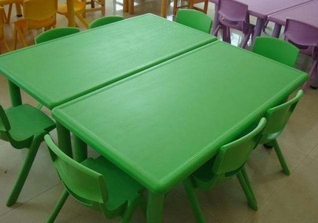 供应嘉禾六人学生学习儿童桌椅