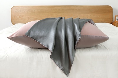 江苏苏州床品枕套一面真丝一面贡缎的枕套 真丝双面枕套