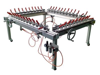浙江温州机械螺杆式绷网机  机械 螺杆式绷网机