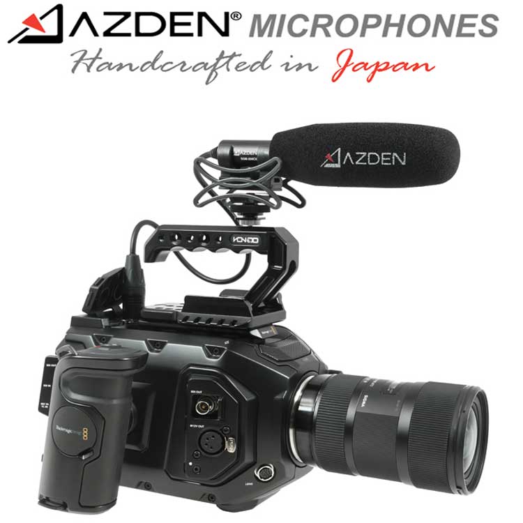 <-><->Azden SGM-250CX 阿兹丹小型电影机麦克风 驻极体传声器 超心型电容话筒 驻极体电容器话筒 枪式话筒 专业级