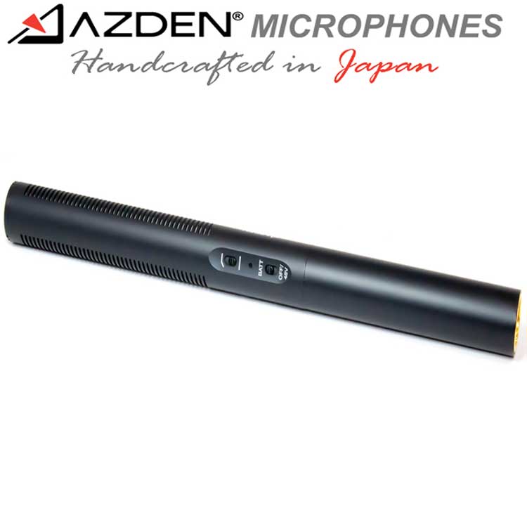 <-><->Azden SGM-250 阿兹丹背极式驻极体电容话筒 电影麦克风 驻极体传声器 枪式话筒 超指向性话筒 专业级电影机麦