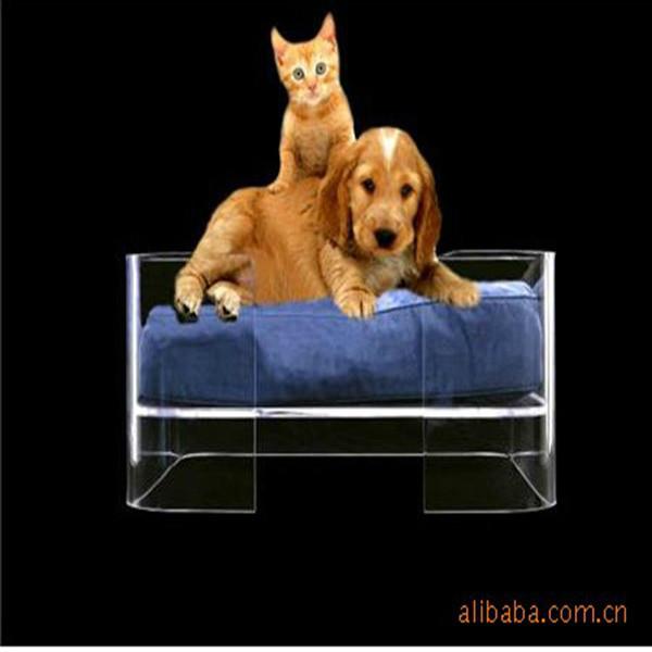 供应亚克力透明宠物床 有机玻璃宠物窝 压克力猫狗窝