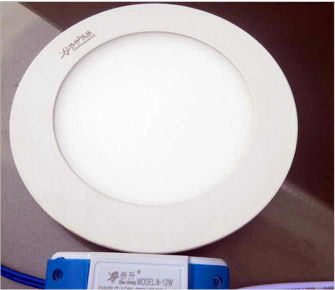 侨升照明厂家直销压铸LED调光筒灯3W 6W 9W 12W调光超薄面板灯