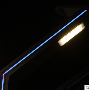 户外庭院灯3米/3.5米LED七字型材灯户外防水道路灯草坪灯防水防