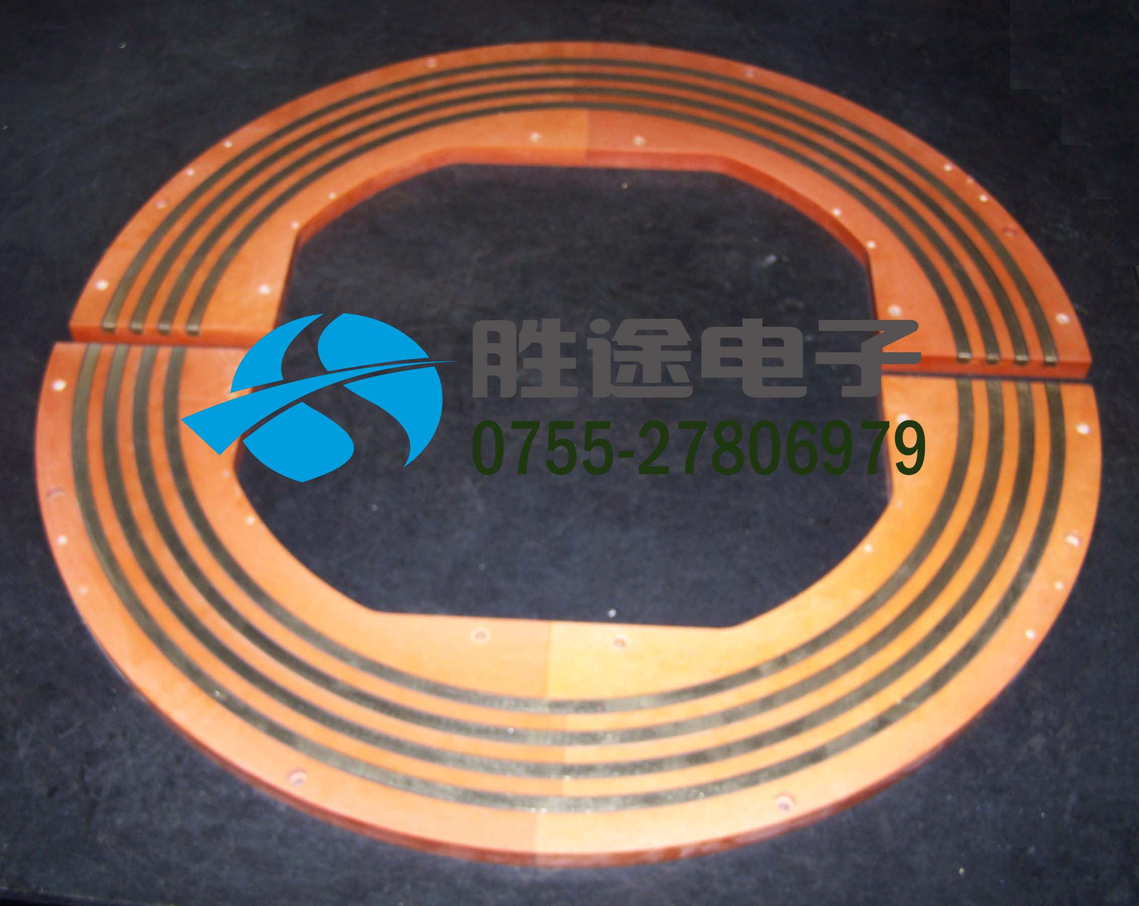 深圳滑环厂家定制分割式滑环 两半式滑环 设计独特 旋转可靠