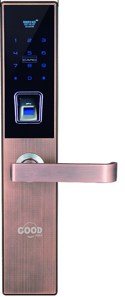固德迈世G1家用防盗门锌合金全自动智能门锁语音提示指纹密码锁