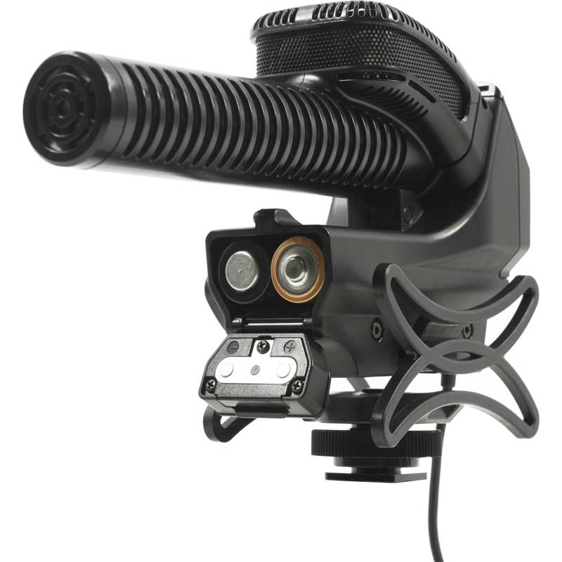 Azden SMX-30 阿兹丹单反相机录音麦克风 数码相机话筒 机头麦 驻**式电容话筒 直播录音 单声道/立体声可切换