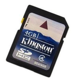 金士顿SDHC数码相机内存卡4G 正品终身质保KingSton金士顿
