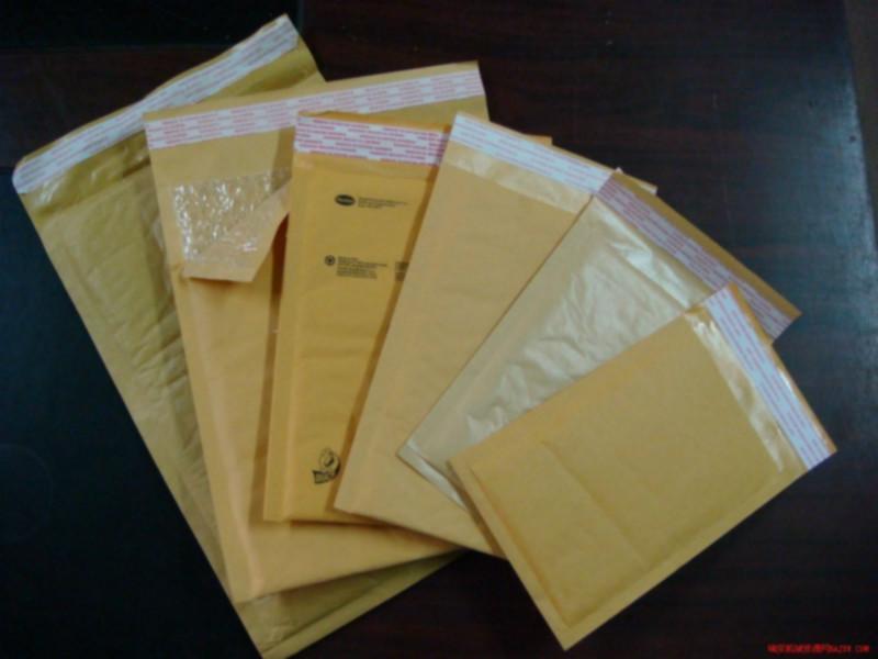 广东佛山佛山牛皮纸气泡信封袋批发，黄、白色牛皮纸气泡袋，邮件信封包装袋